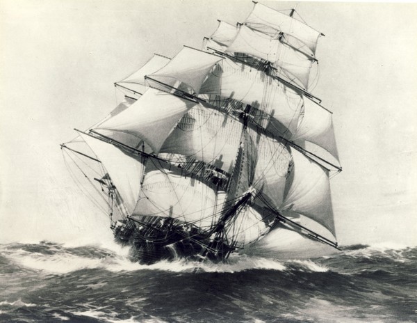The Flying Cloud, the 1851 clipper ship the company is named for